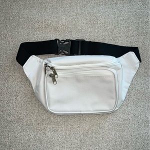Tyler’s White Fanny Pack